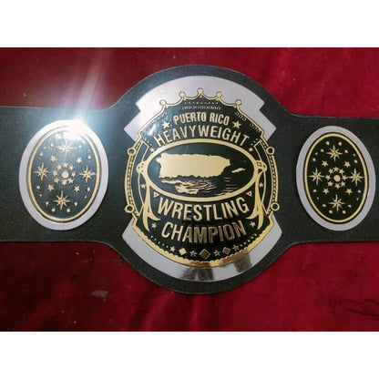 AWA Southern Heavyweight Dual Plated Championship Title Belt - WWF Belt