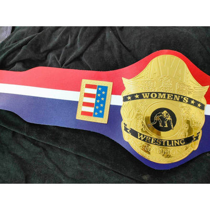 AWA Women's World Heavyweight Wrestling Championship Belt - WWF Belt