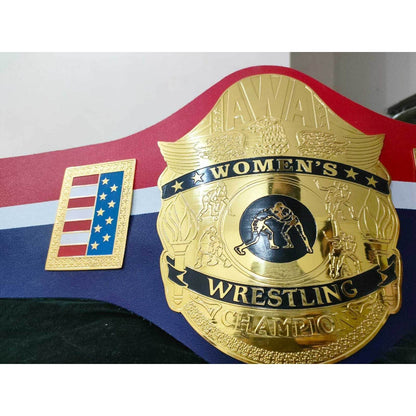 AWA Women's World Heavyweight Wrestling Championship Belt - WWF Belt