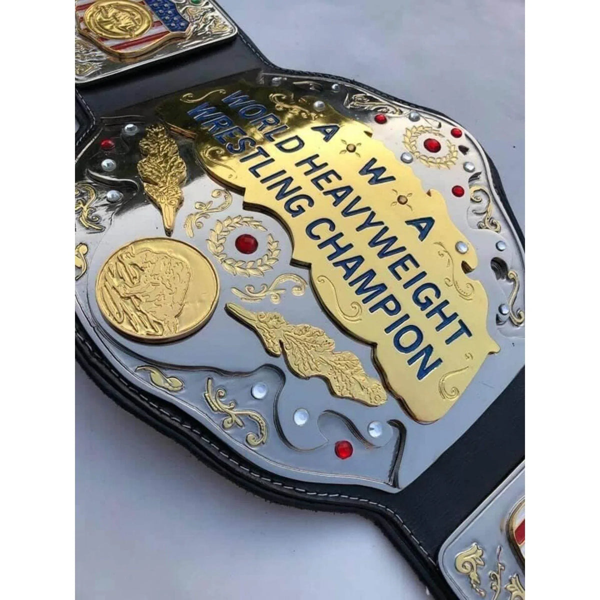 AWA World Heavyweight Championship Replica Title Belt - WWF Belt