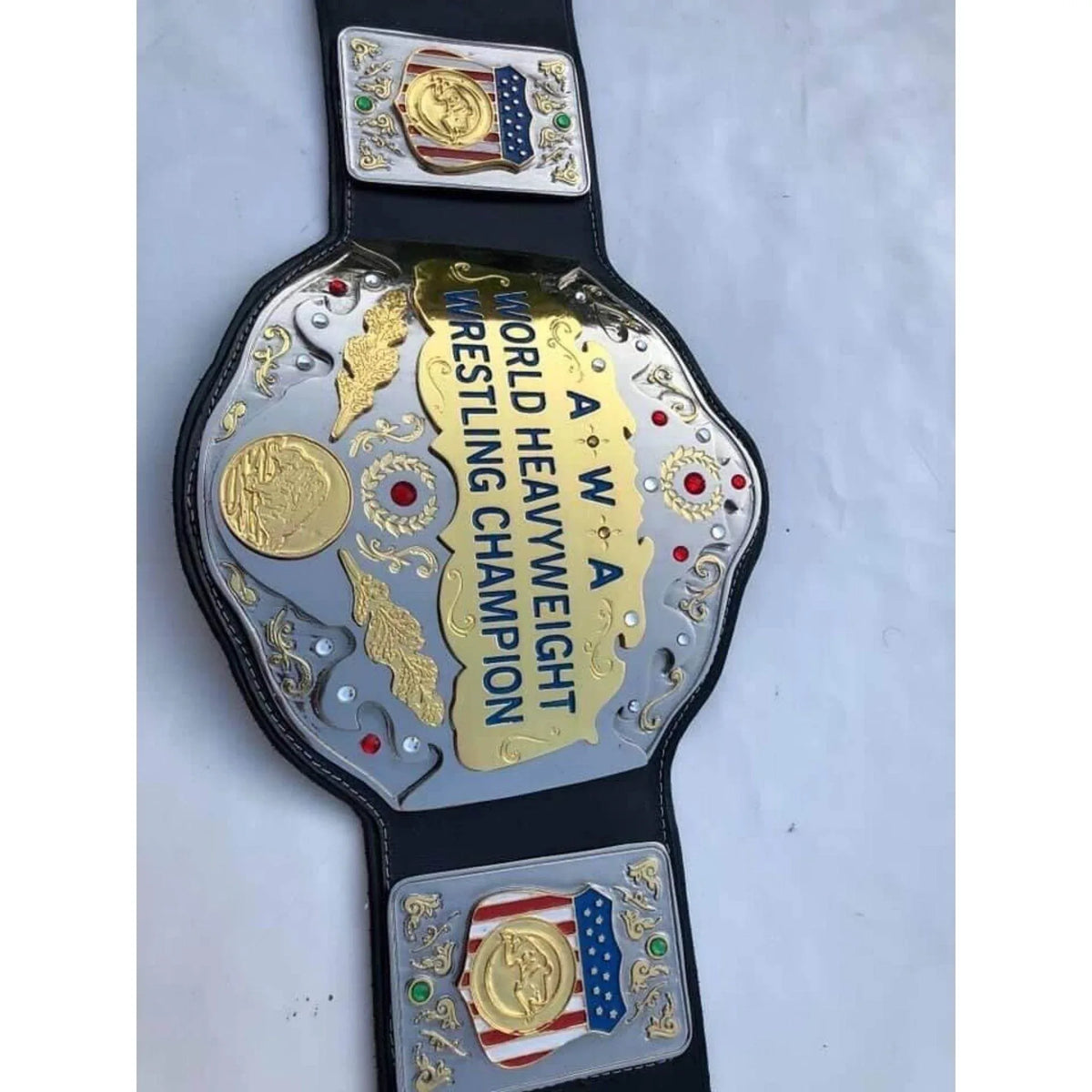 AWA World Heavyweight Championship Replica Title Belt - WWF Belt
