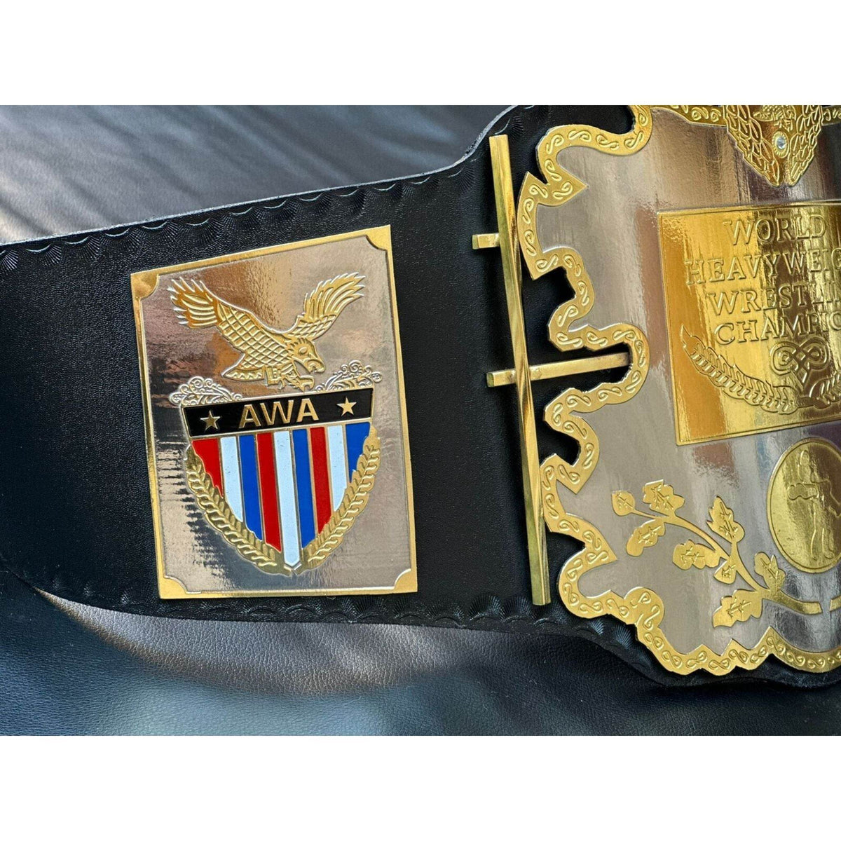 AWA World Heavyweight Championship Replica Title Belt - WWF Belt