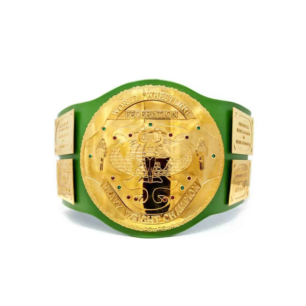 Big Green Championship Replica Title Belt - WWF Belt