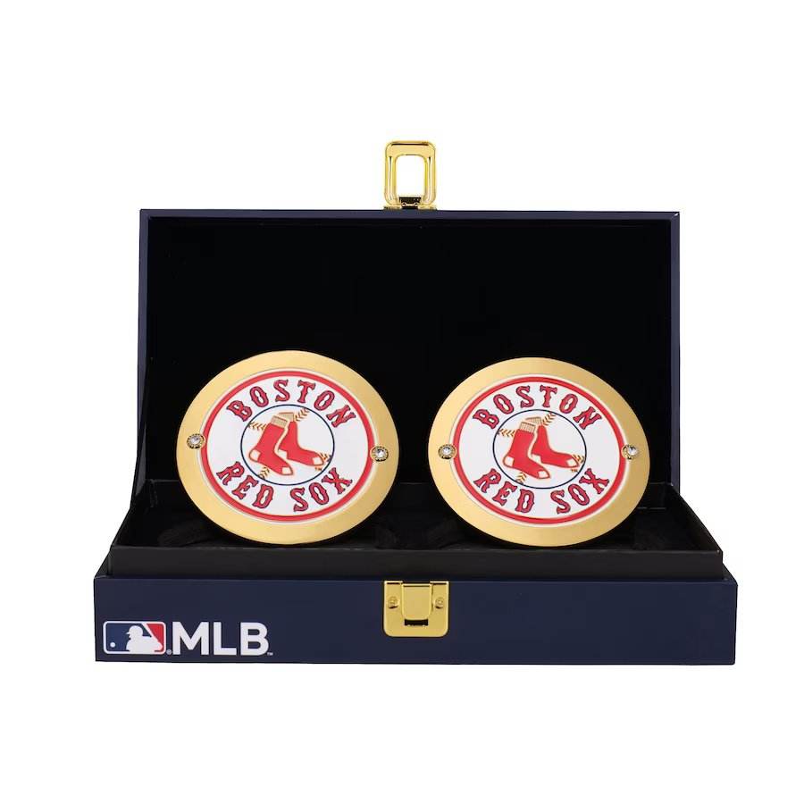 Boston Red Sox Championship Replica Side Plate Box Set - WWF Belt