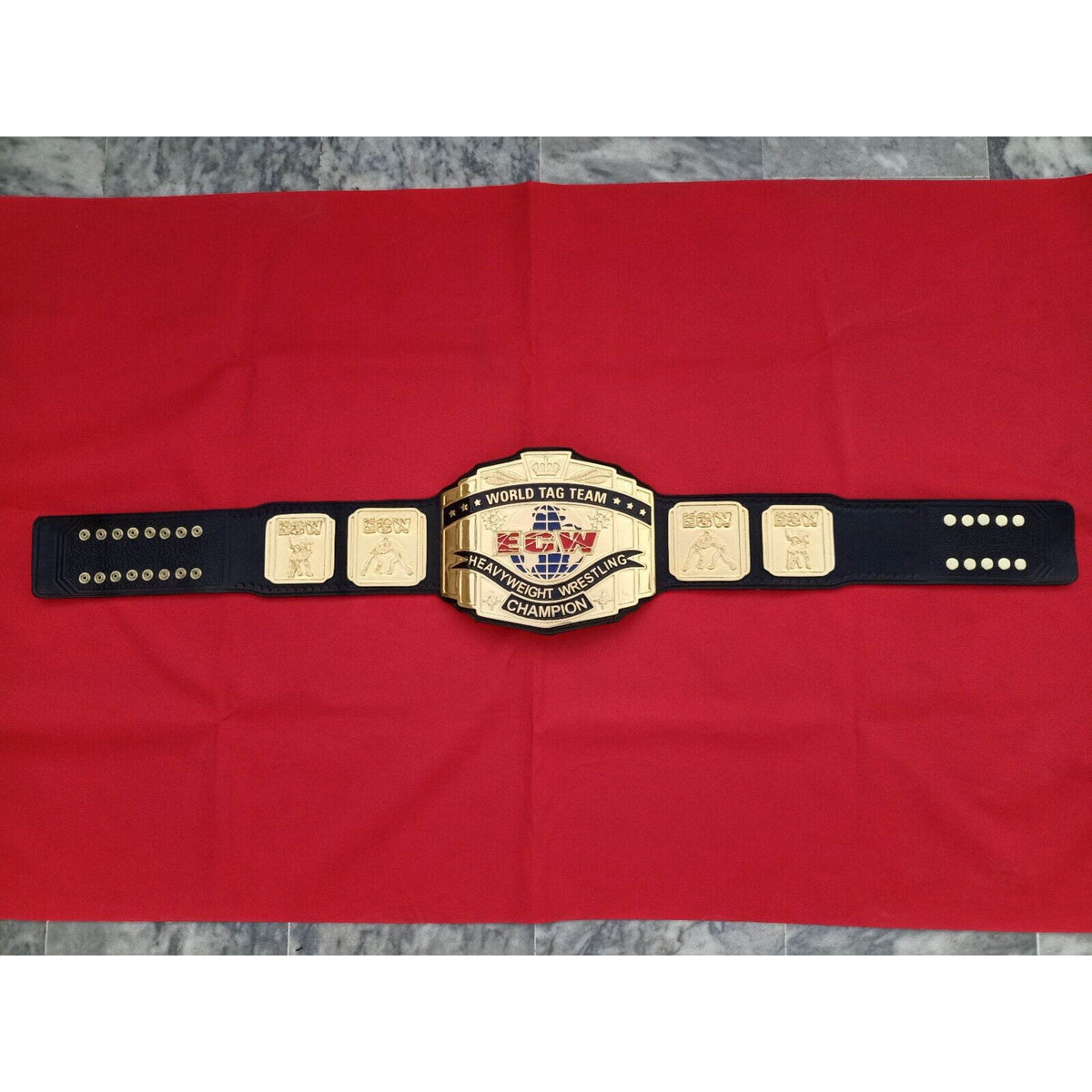 ECW World Tag Team Championship Replica Title Belt - WWF Belt