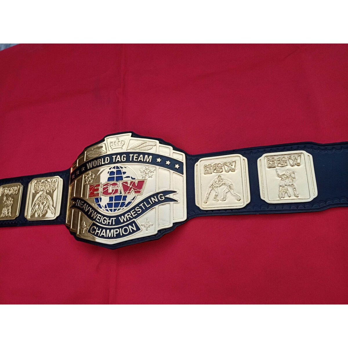 ECW World Tag Team Championship Replica Title Belt - WWF Belt
