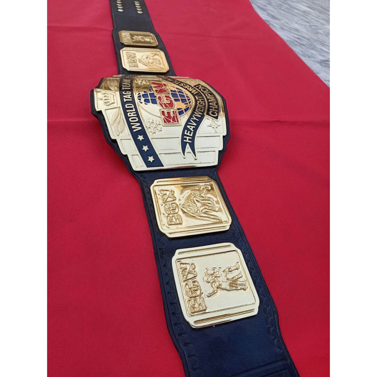 ECW World Tag Team Championship Replica Title Belt - WWF Belt