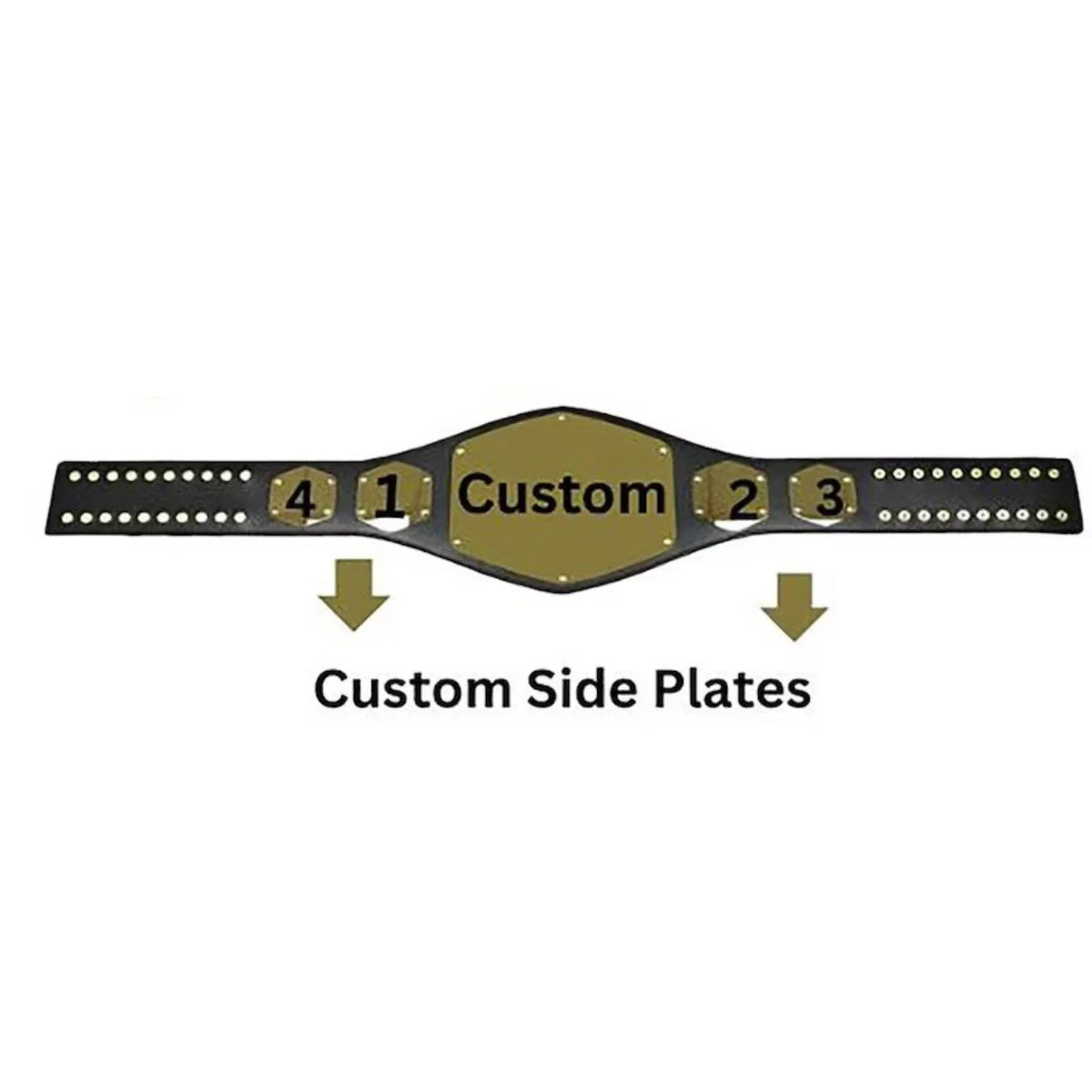 Fully Custom Made Championship Replica Title Belt - WWF Belt