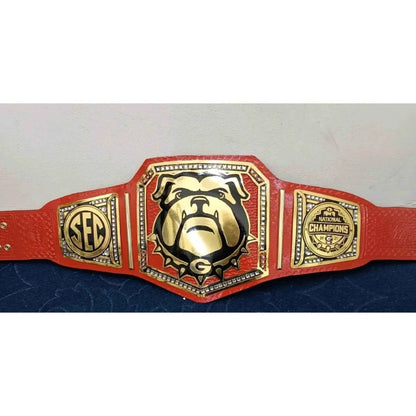 Georgia Bulldog Championship Replica Title belt - WWF Belt
