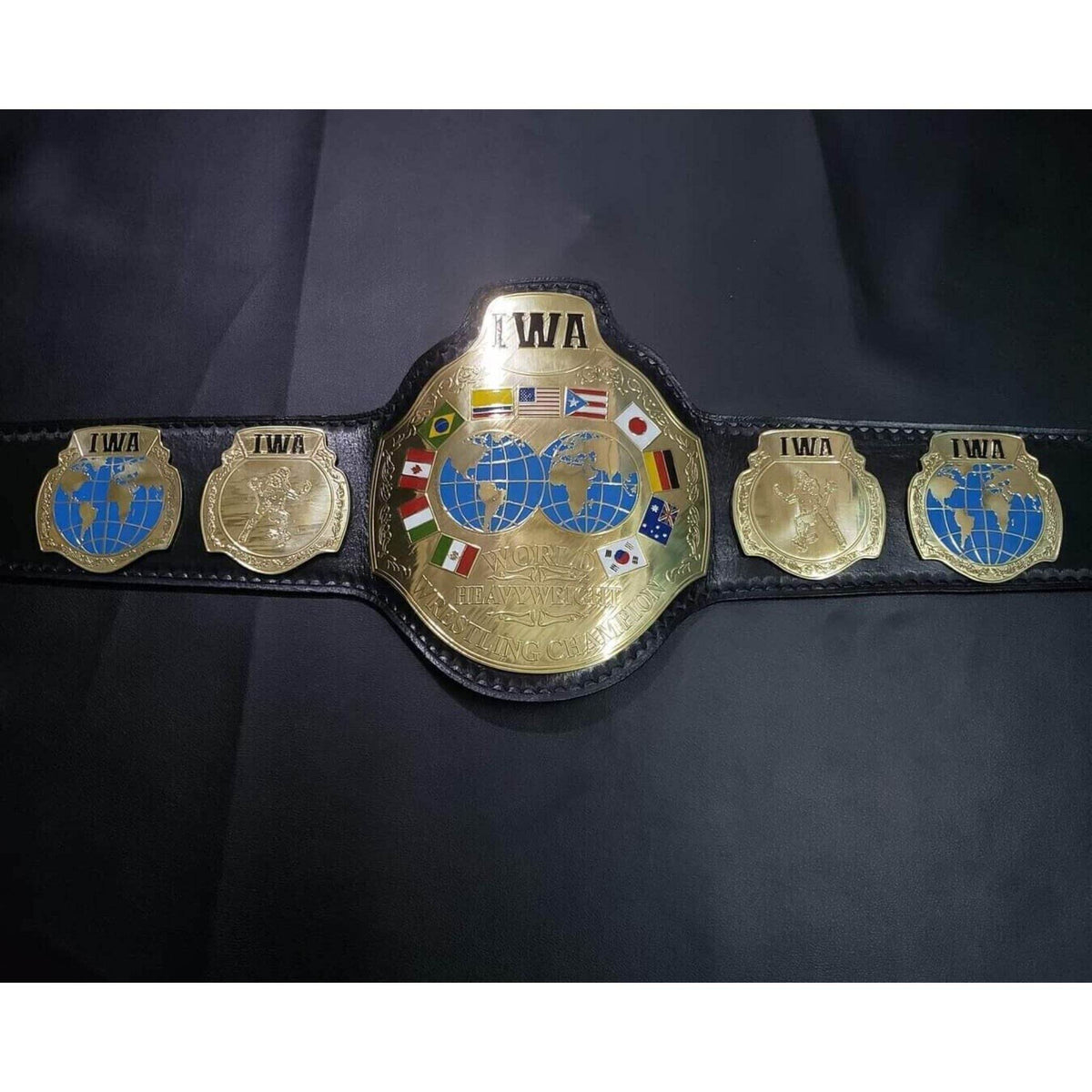 IWA Wrestling Championship Replica Title Belt Championship Belt WWF Belt