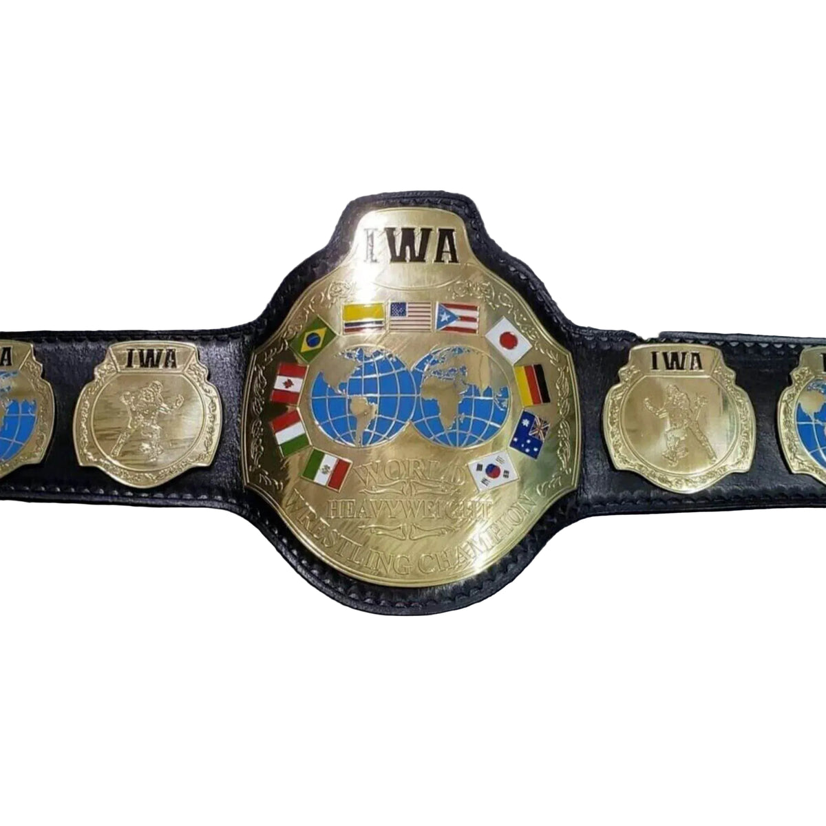 IWA Wrestling Championship Replica Title Belt Championship Belt WWF Belt
