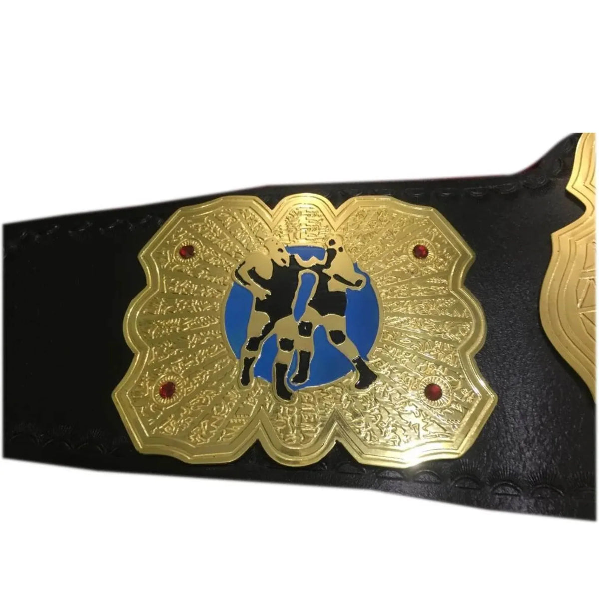 IWGP NEVER Openweight 6-Man Tag Team Championship Title Belt - WWF Belt