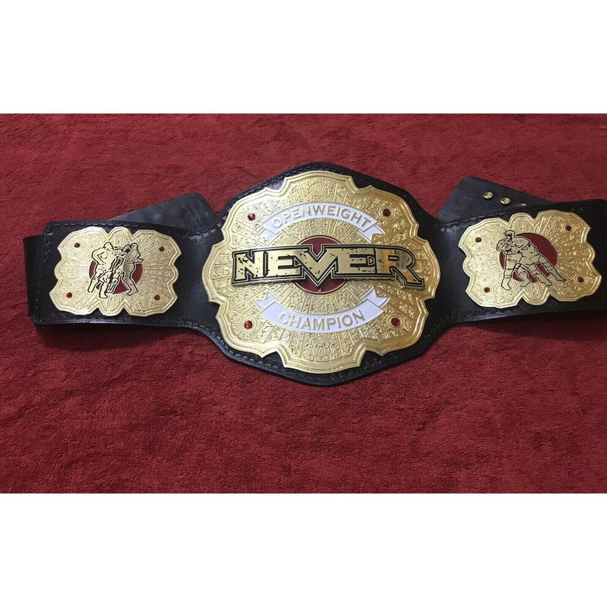 IWGP NEVER Openweight Championship Replica Title Belt - WWF Belt