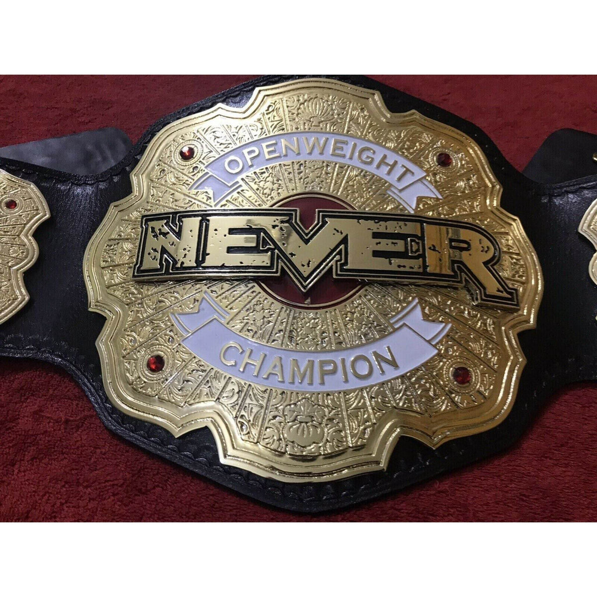IWGP NEVER Openweight Championship Replica Title Belt - WWF Belt