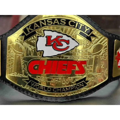 Kansas City Chiefs KC World Champion Replica Title belt - WWF Belt