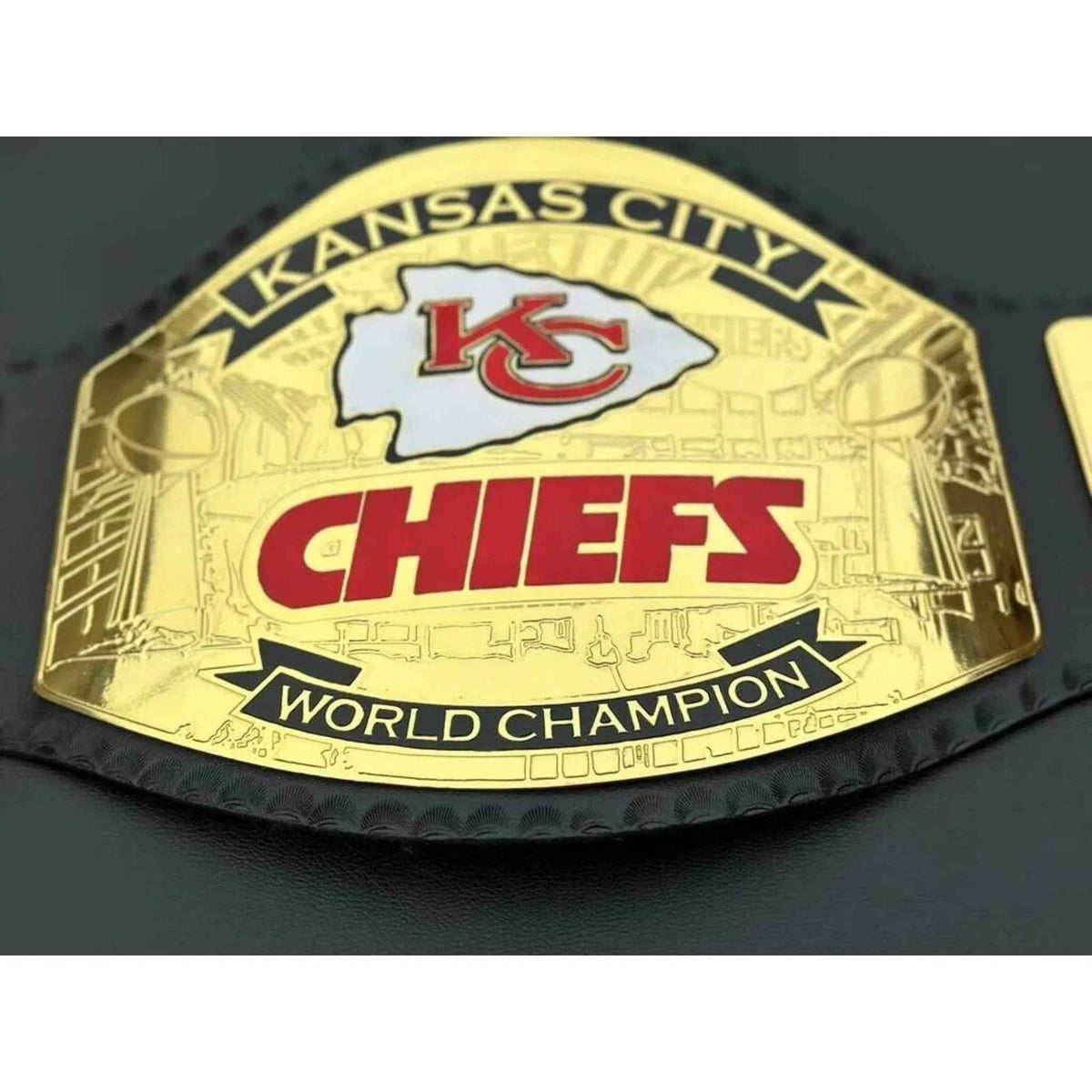 Kansas City Chiefs KC World Champion Replica Title belt - WWF Belt