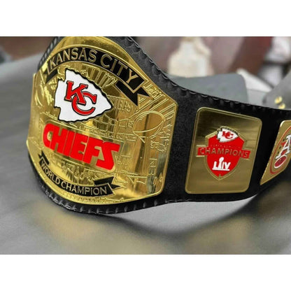 Kansas City Chiefs KC World Champion Replica Title belt - WWF Belt