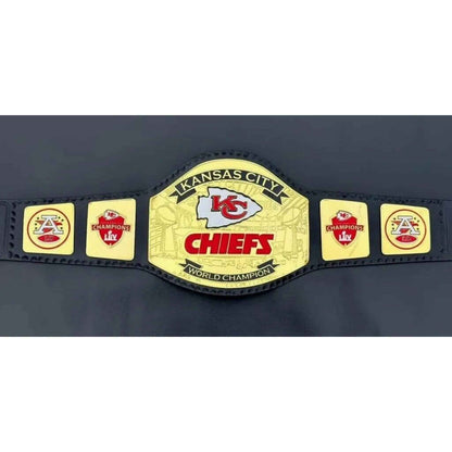 Kansas City Chiefs KC World Champion Replica Title belt - WWF Belt