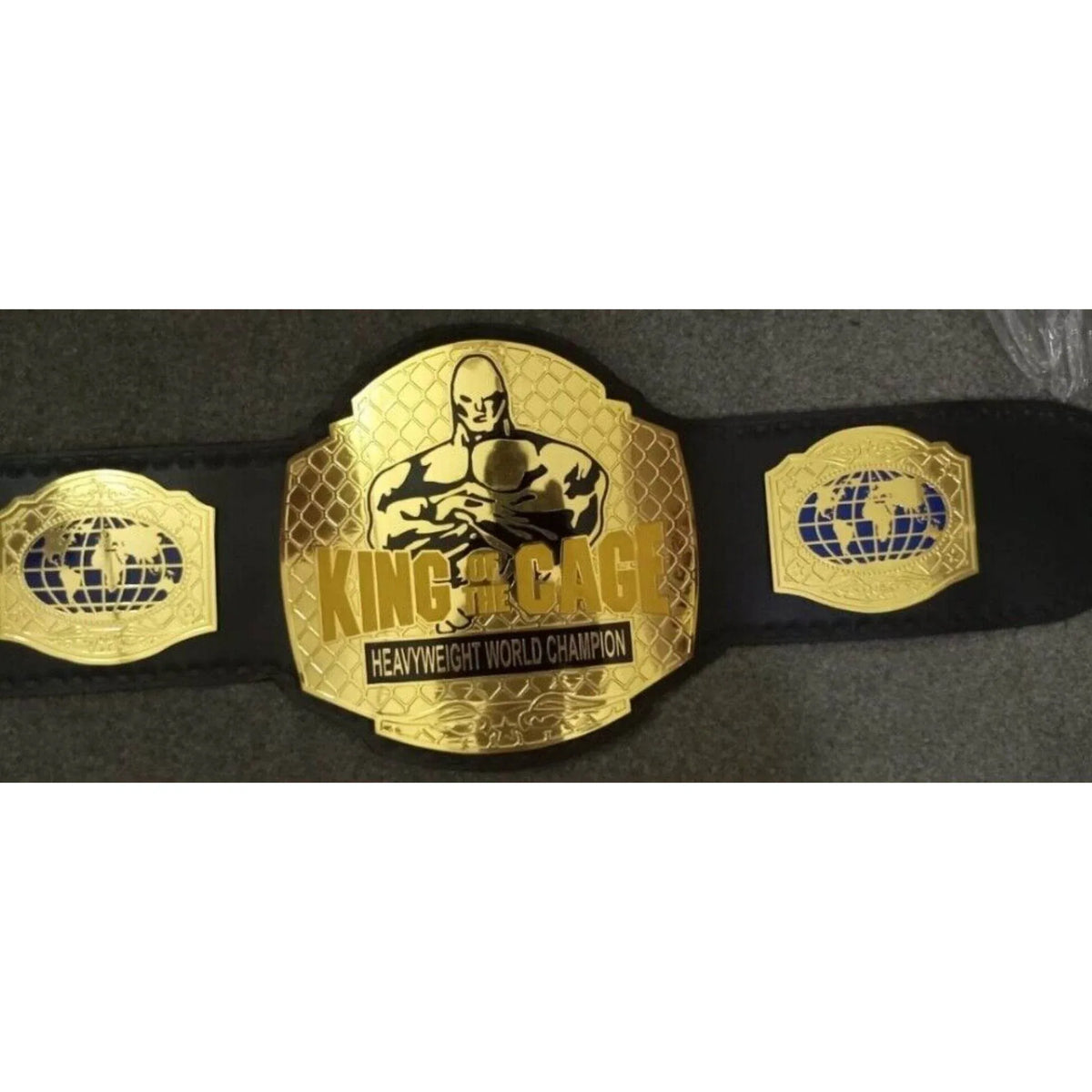 King Of The Cage KOTC MMA Wrestling Championship Leather Belt - WWF Belt