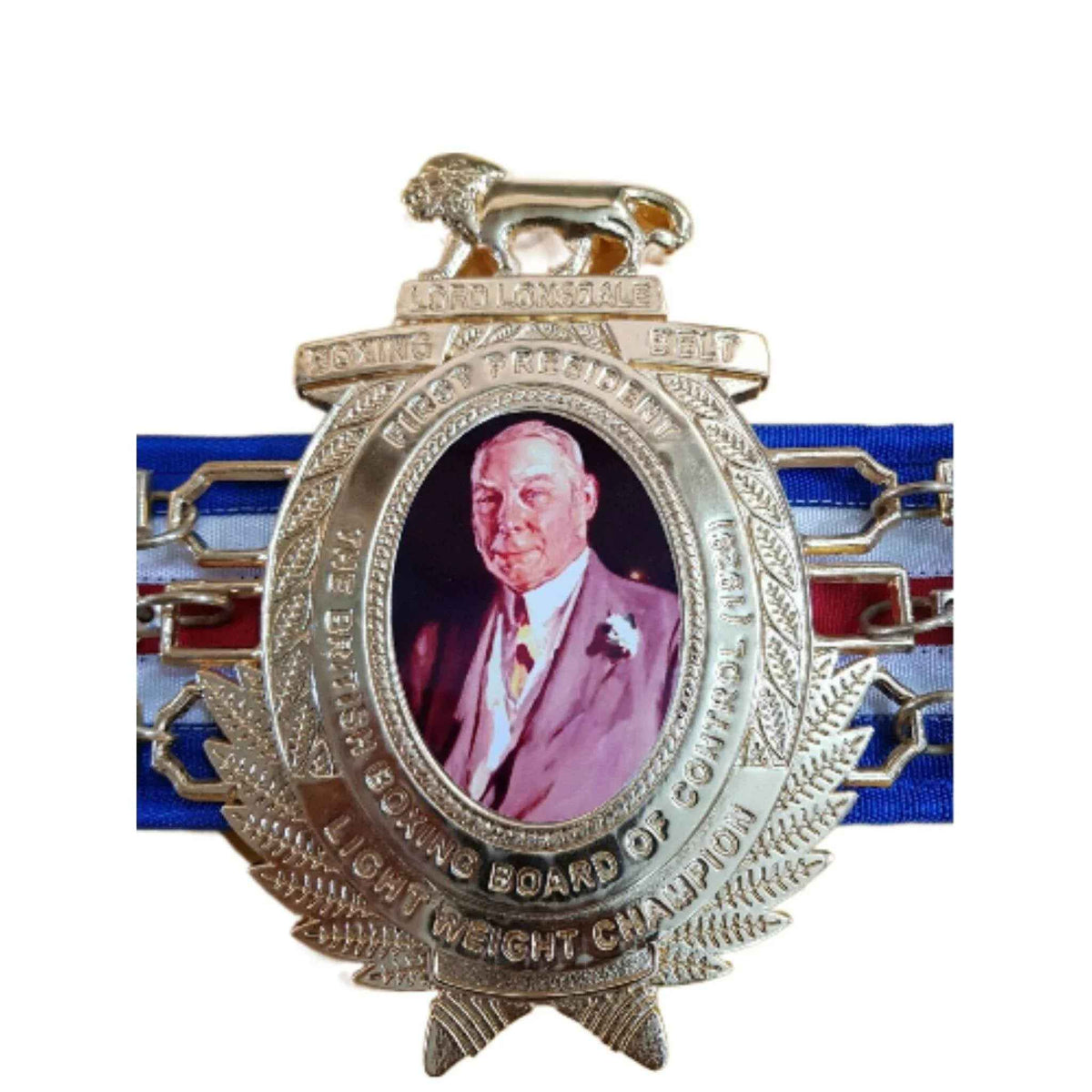 Lord Lonsdale Lightweight Boxing Championship First President Belt - WWF Belt