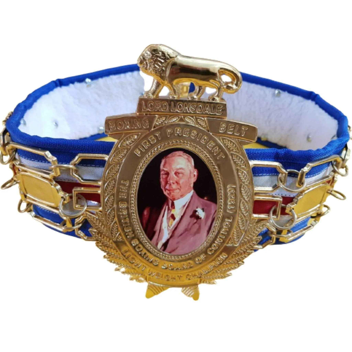 Lord Lonsdale Lightweight Boxing Championship First President Belt - WWF Belt