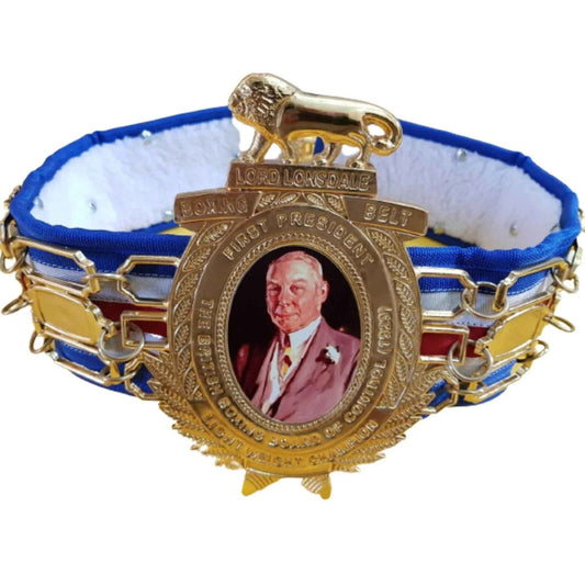 Lord Lonsdale Lightweight Boxing Championship First President Belt - WWF Belt