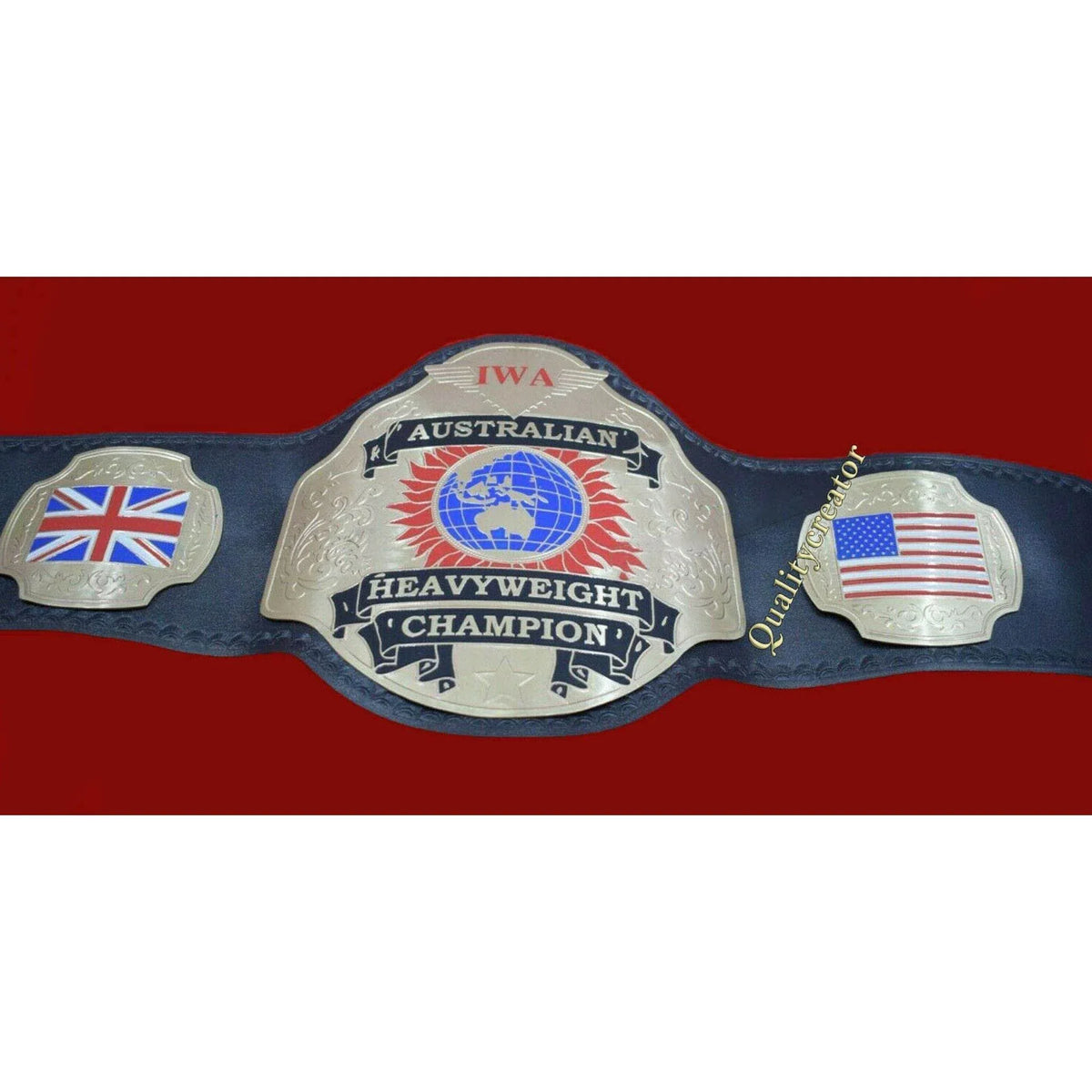 New IWA Australian Heavyweight Championship Title Belt Championship Belt WWF Belt