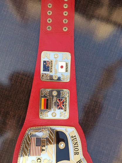 NWA World Junior Heavyweight Championship Replica Title Belt - WWF Belt