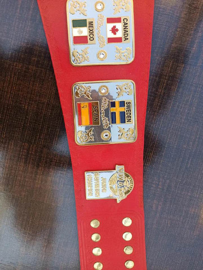 NWA World Junior Heavyweight Championship Replica Title Belt - WWF Belt