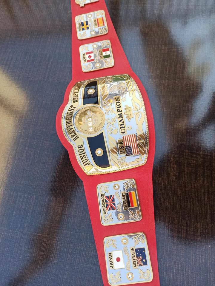 NWA World Junior Heavyweight Championship Replica Title Belt - WWF Belt