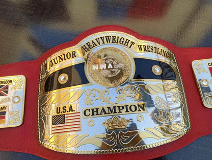 NWA World Junior Heavyweight Championship Replica Title Belt - WWF Belt