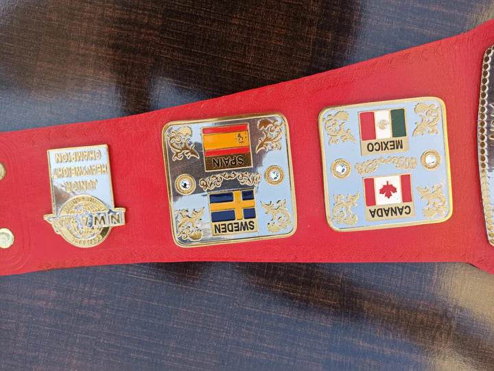 NWA World Junior Heavyweight Championship Replica Title Belt - WWF Belt