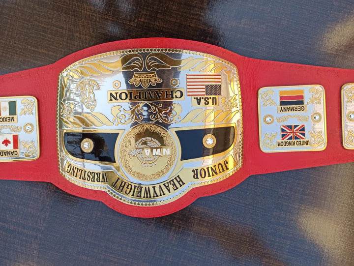 NWA World Junior Heavyweight Championship Replica Title Belt - WWF Belt