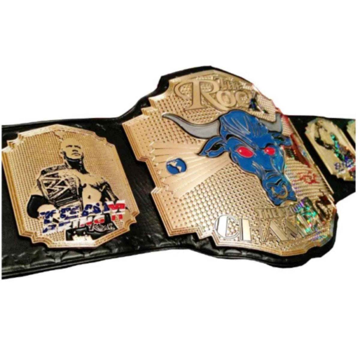 The Rock Brahma Peoples Champion Replica Title Belt - WWF Belt