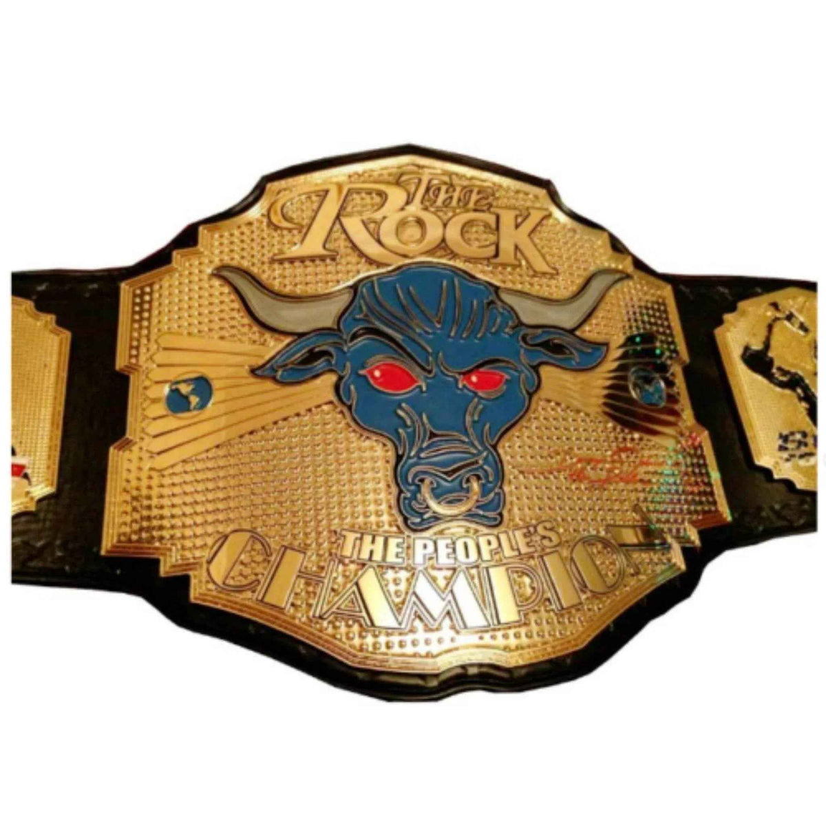 The Rock Brahma Peoples Champion Replica Title Belt - WWF Belt