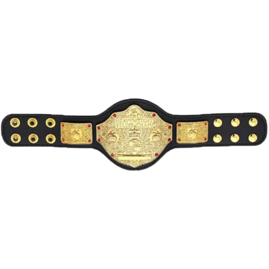 Wwe Mini Big Gold World Wrestling Championship Title Belt - WWF Belt